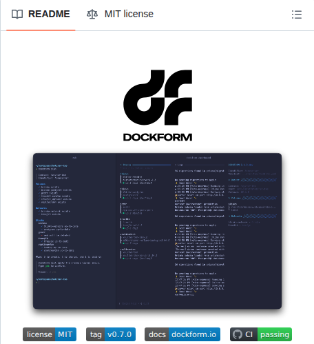 Gcstr Dockform screenshot