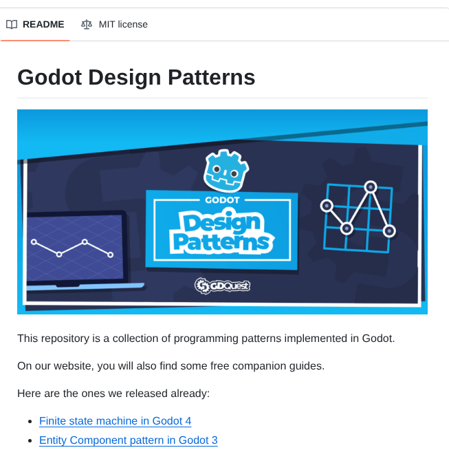 Gdquest Demos Godot Design Patterns screenshot