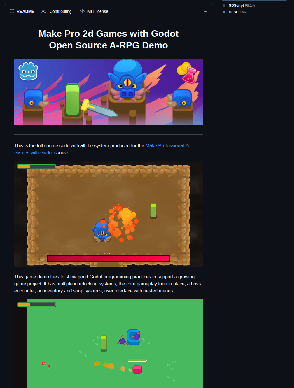 Gdquest Demos Godot Make Pro 2d Games screenshot