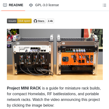 Geerlingguy Mini Rack screenshot
