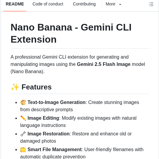 Gemini Cli Extensions Nanobanana screenshot