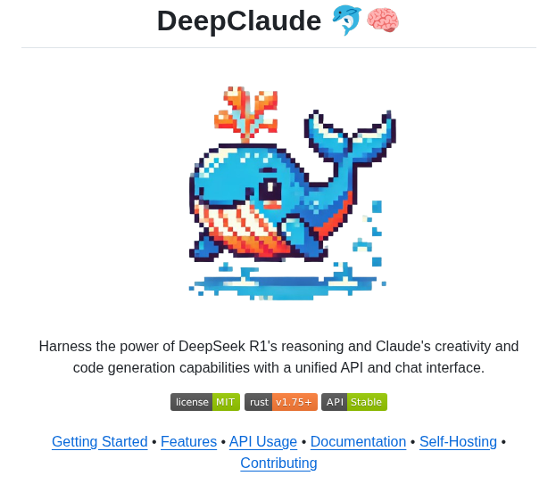 Getasterisk Deepclaude screenshot