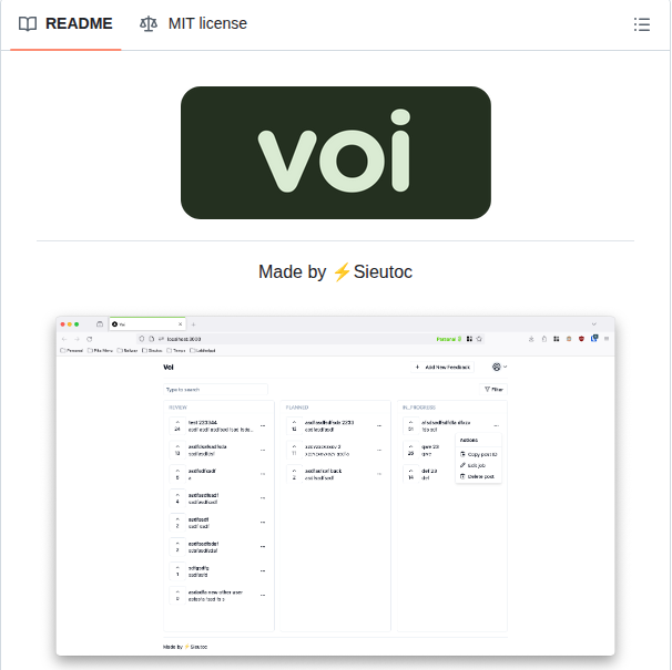 Getsieutoc Voi screenshot