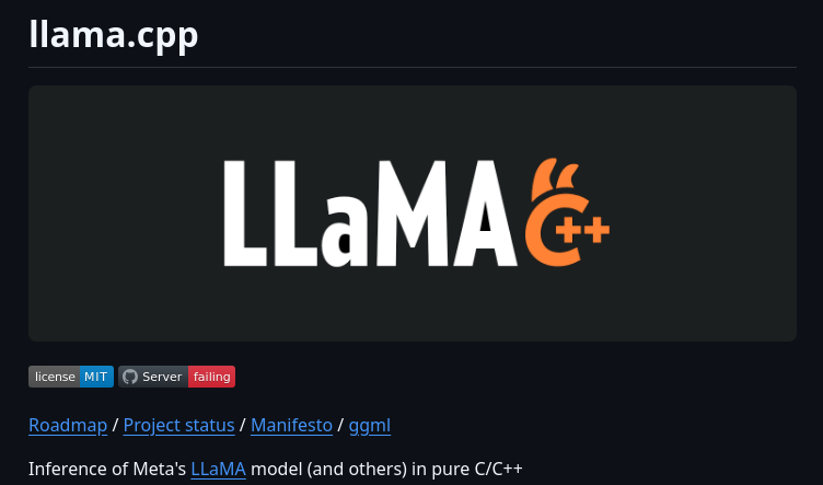 Ggml Org Llama.cpp screenshot