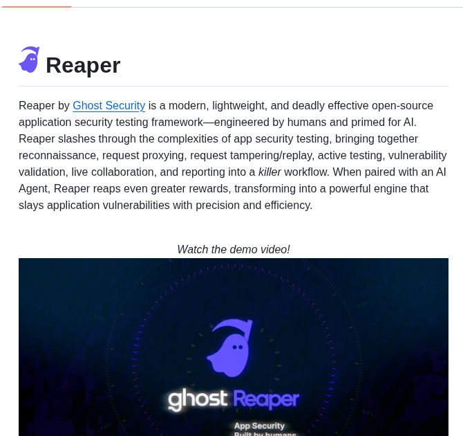 Ghostsecurity Reaper screenshot