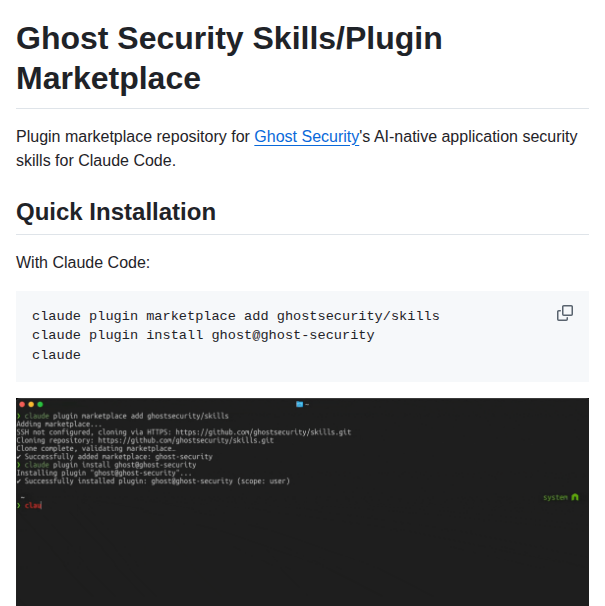 Ghostsecurity Skills screenshot