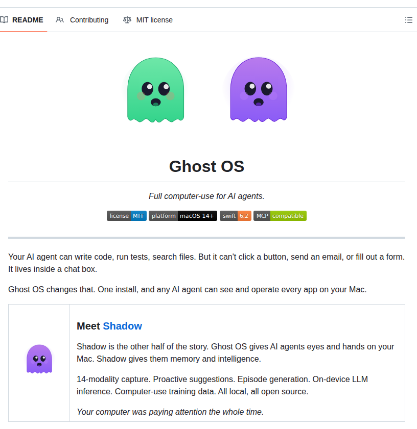 Ghostwright Ghost Os screenshot