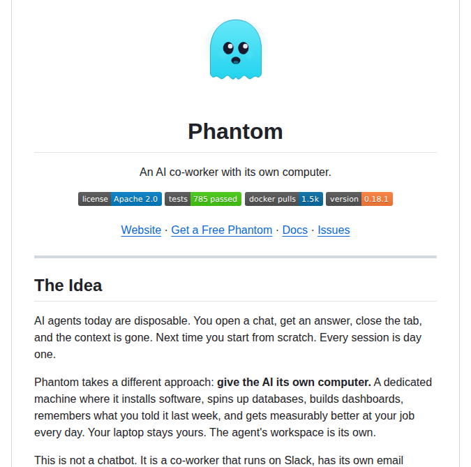 Ghostwright Phantom screenshot