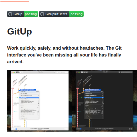 Git Up Gitup screenshot
