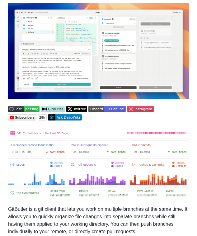 Gitbutlerapp Gitbutler screenshot