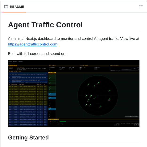 Gkamradt Agenttrafficcontrol screenshot