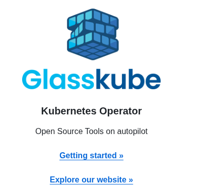 Glasskube Operator screenshot