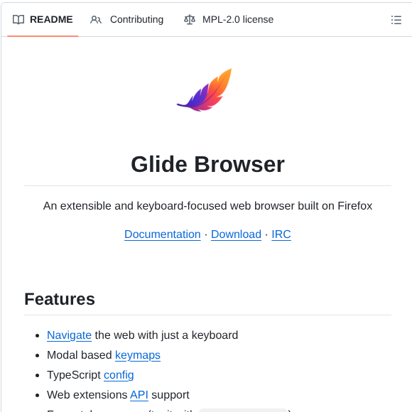 Glide Browser Glide screenshot