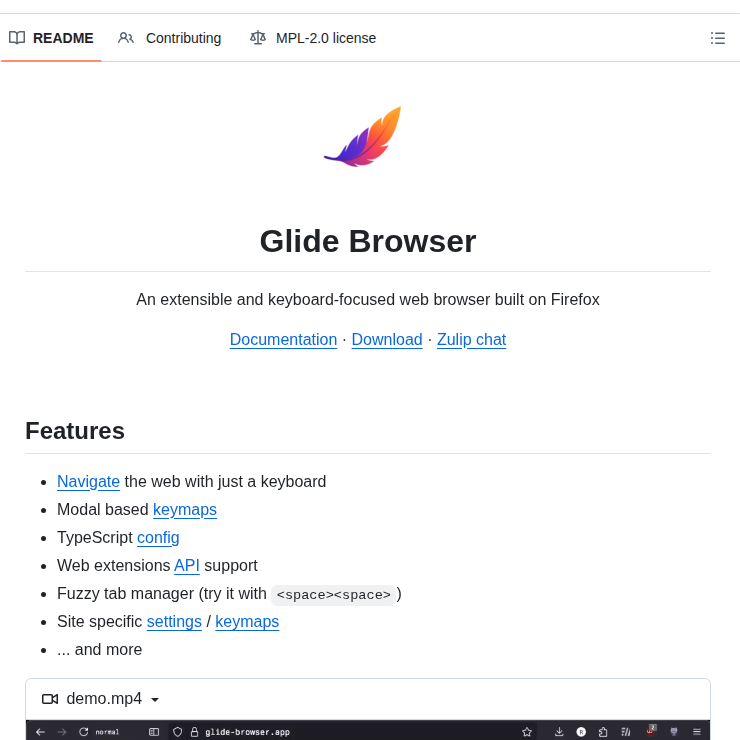 Glide Browser Glide screenshot