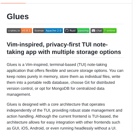 Gluesql Glues screenshot