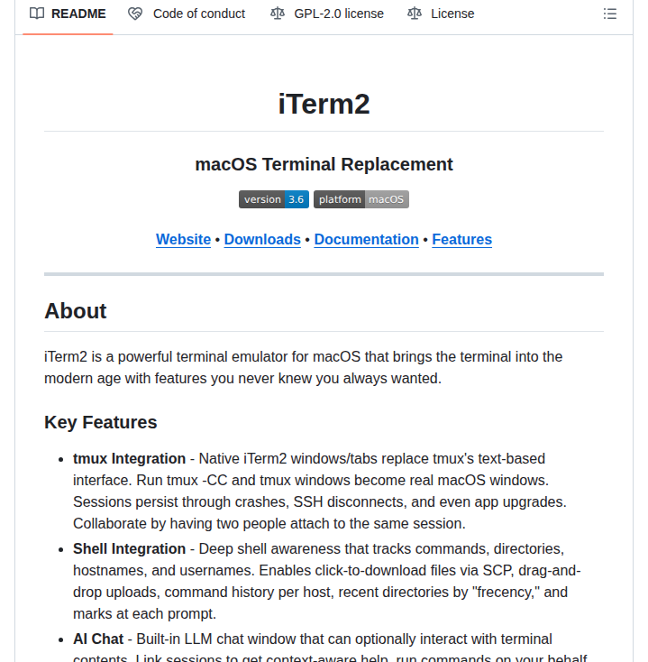 Gnachman Iterm2 screenshot