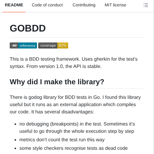 Go Bdd Gobdd screenshot