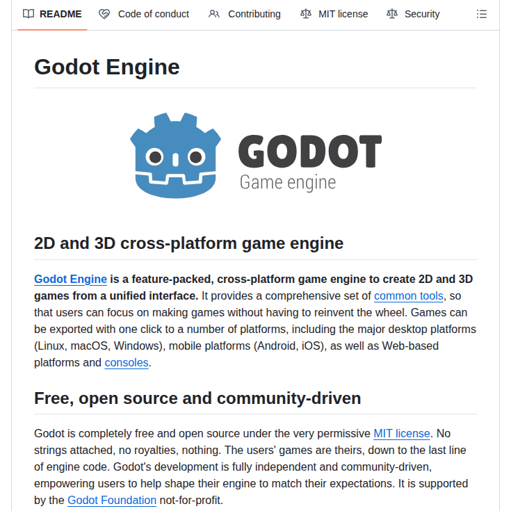 Godotengine Godot screenshot