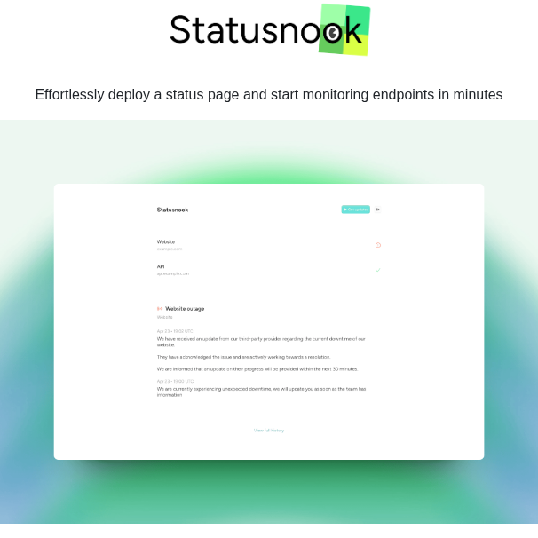 Goksan Statusnook screenshot