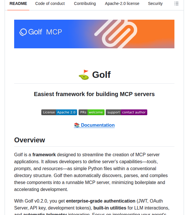 Golf Mcp Golf screenshot