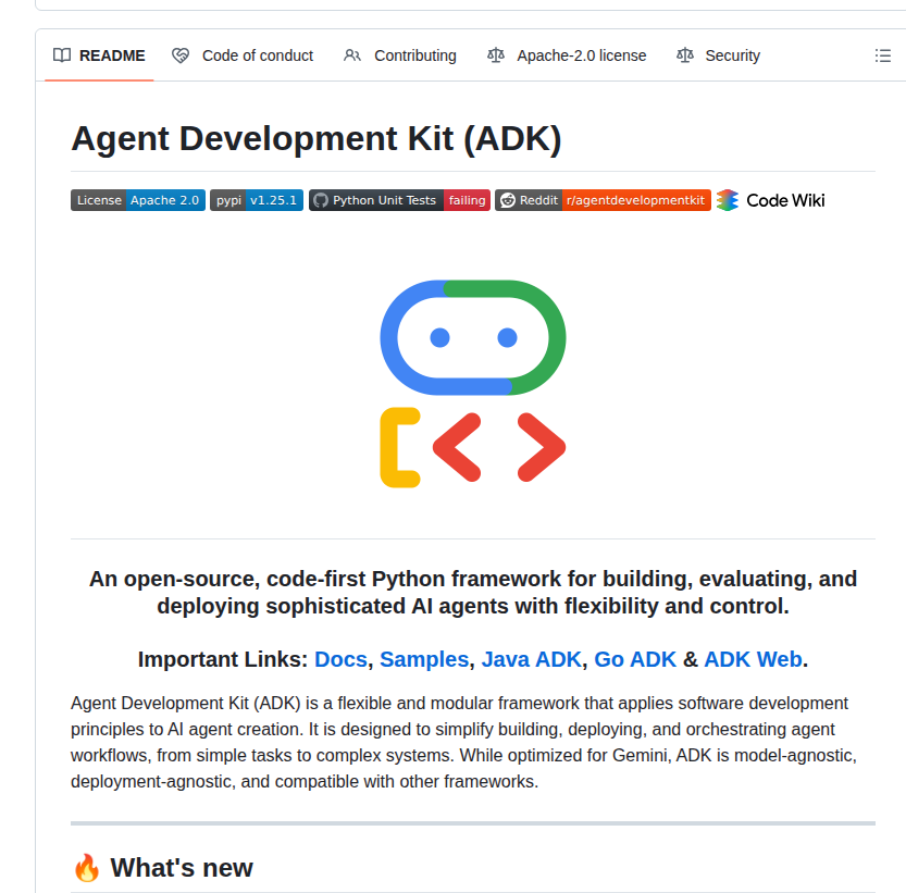 Google Adk Python screenshot