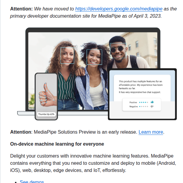 Google Ai Edge Mediapipe screenshot