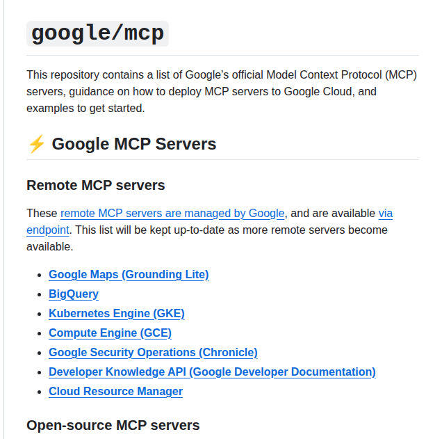 Google Mcp screenshot