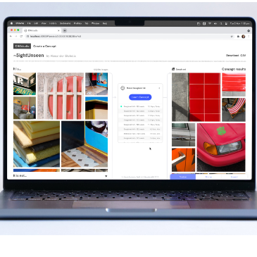 Google Research Mood Board Search screenshot