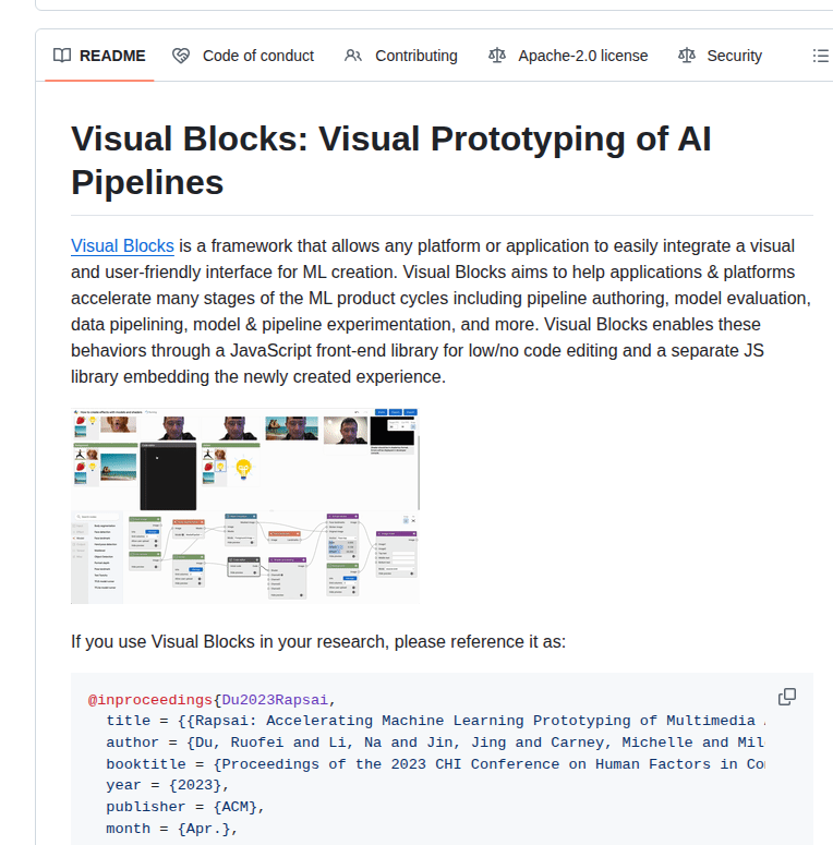 Google Visualblocks screenshot