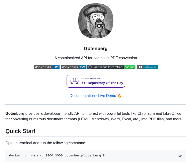 Gotenberg Gotenberg screenshot