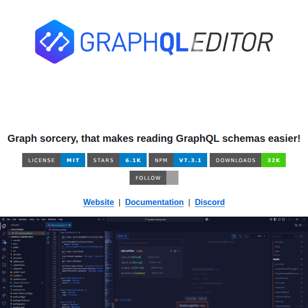 Graphql Editor Graphql Editor screenshot