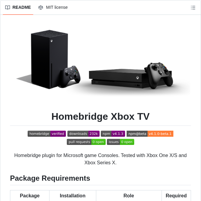 Grzegorz914 Homebridge Xbox Tv screenshot