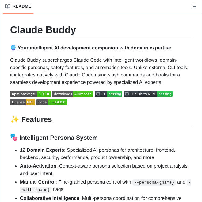 Gsetsero Claude Buddy screenshot
