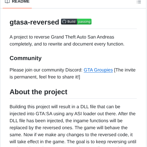 Gta Reversed Gta Reversed screenshot