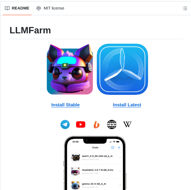 Guinmoon Llmfarm screenshot