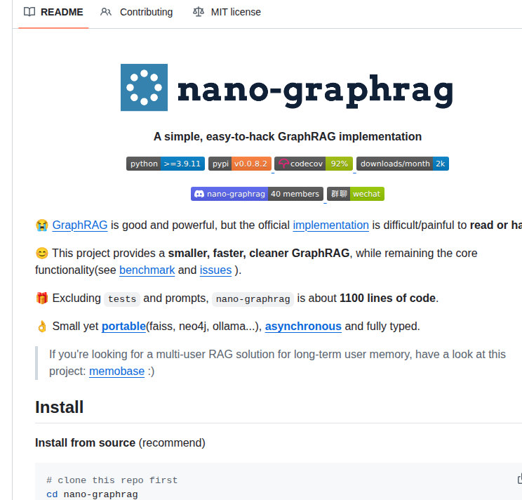 Gusye1234 Nano Graphrag screenshot