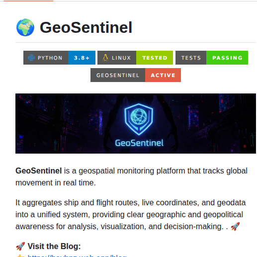 H9zdev Geosentinel screenshot
