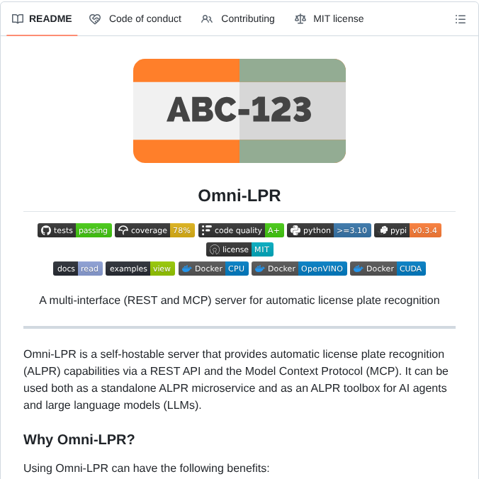 Habedi Omni Lpr screenshot