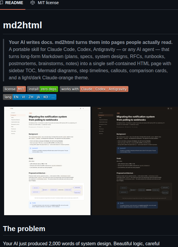 Haidang1810 Md2html screenshot