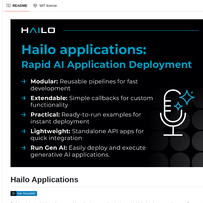 Hailo Ai Hailo Apps screenshot