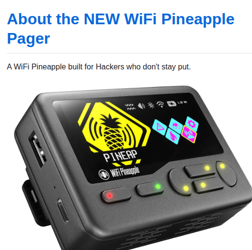 Hak5 Wifipineapplepager Payloads screenshot