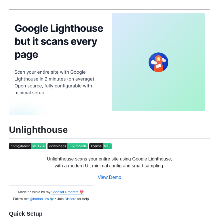 Harlan Zw Unlighthouse screenshot