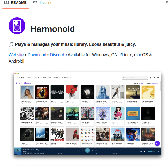 Harmonoid Harmonoid screenshot