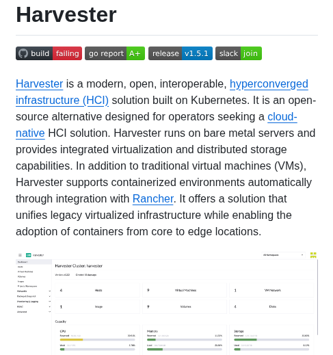 Harvester Harvester screenshot