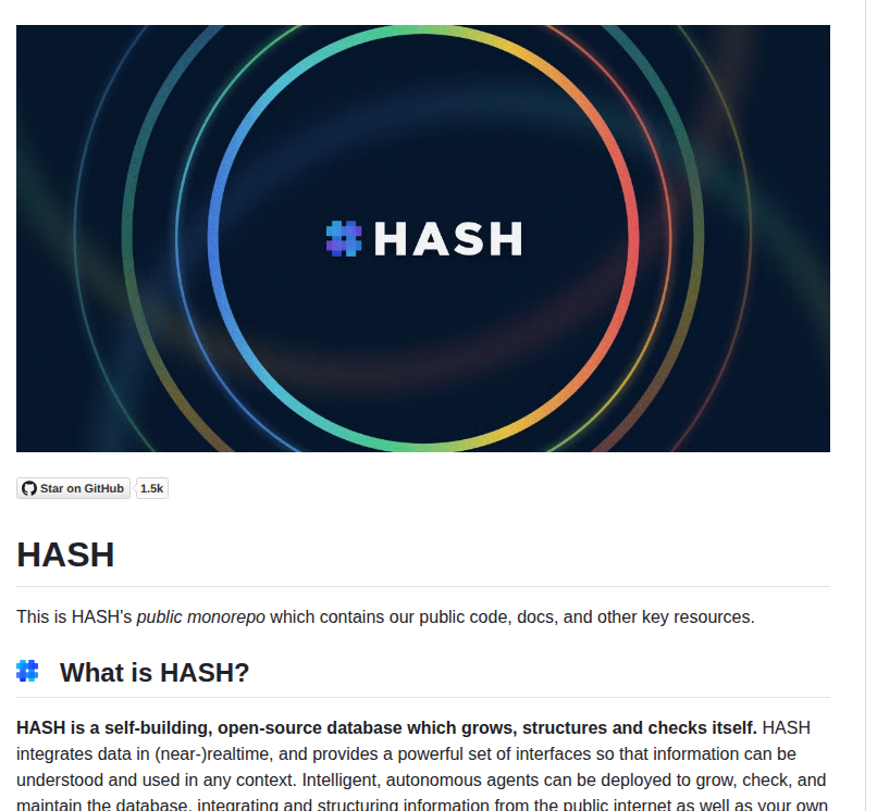 Hashintel Hash screenshot