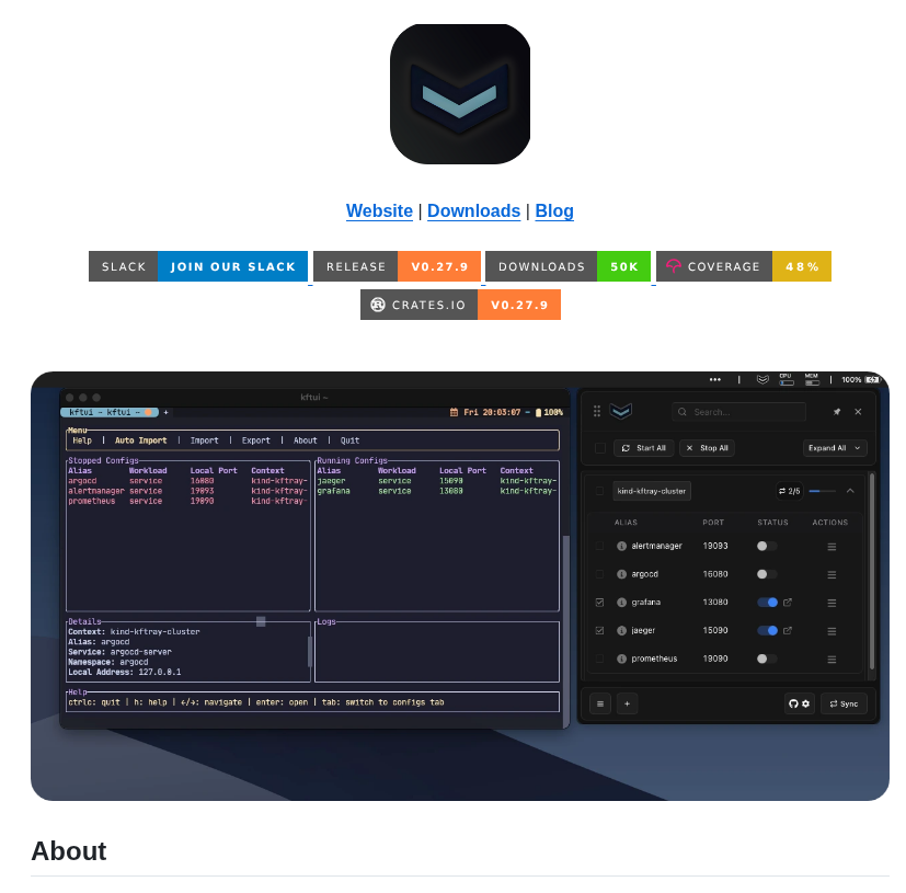 Hcavarsan Kftray screenshot