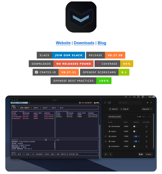 Hcavarsan Kftray screenshot