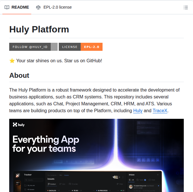 Hcengineering Platform screenshot