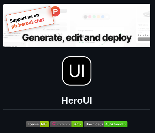 Heroui Inc Heroui screenshot