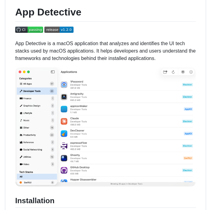 Hewigovens App Detective screenshot